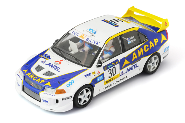 Scaleauto R-Series SC-6367R - PRE-ORDER NOW! - Mitsubishi Lancer Evo V #38 - '98 Rally Catalunya