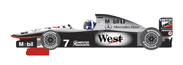 Scaleauto SC-6387 - PRE-ORDER NOW! - McLaren MP4/13 - D Coulthard #7 - '98 F1 Season