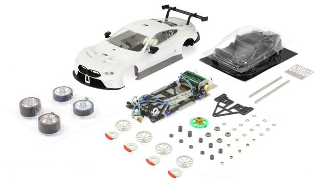 Scaleauto SC-7107RC2 - BMW M8 LMGT - RC2 White Racing Kit - Click Image to Close