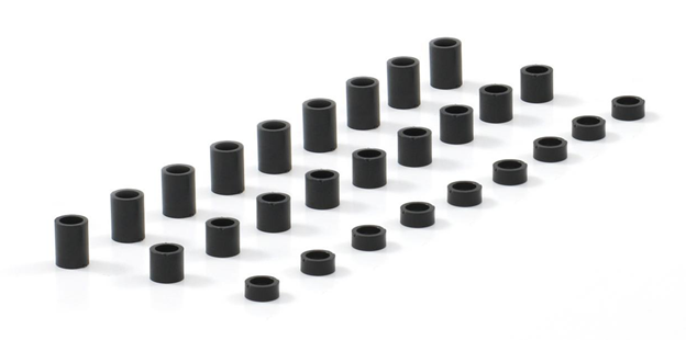 Scaleauto SC-8112 - Plastic Axle Spacers - Assorted Sizes - for 3mm axles