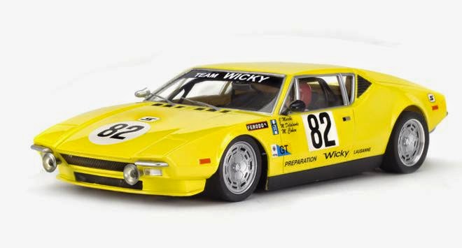 Scaleauto R-series SC-6034 - De Tomaso Pantera Gr.3 - Yellow + decal sheets