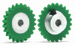 Slot.it GA1524-PL - Anglewinder Gear - 24T - Plastic/Aluminum - 15mm diameter