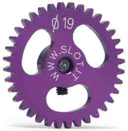 Slot.it GS1936 - Sidewinder Spur Gear - 36T - Lightweight Ergal - 19mm diameter