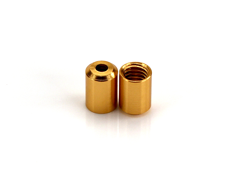 MR Slotcar MR9124 - EVOLUTION Body Post Tubes 8.5mm - Gold-Anodized Aluminum - pack of 2 (SR1124)