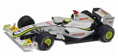 Scalextric C3047A Brawn F1, Jenson Button, 2009