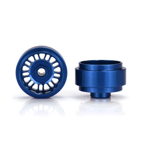 Staffs 104 - Blue Alloy Wheels - BBS-Style Deep Dish - 15.8 x 8.5mm - pair