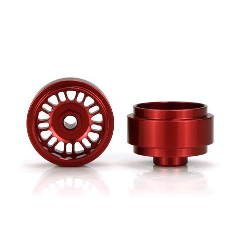 Staffs 105 - Red Alloy Wheels - BBS-Style Deep Dish - 15.8 x 8.5mm - pair