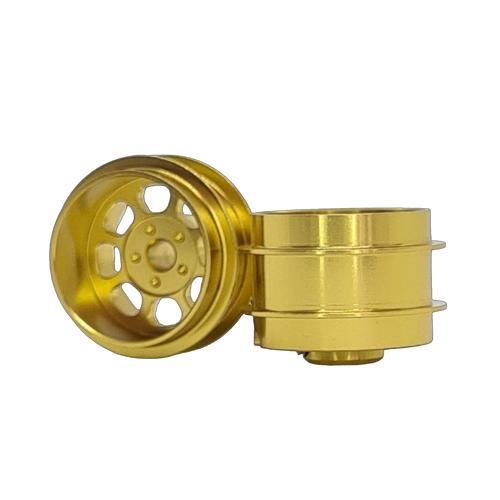 Staffs 170 - Gold Alloy Wheels - Classic Deep Dish - 15.8 x 10mm - Air System - pair