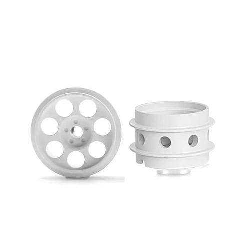 Staffs 269 - White Alloy Wheels - Radical - 16.9 x 10mm - Air System - Drilled - pair