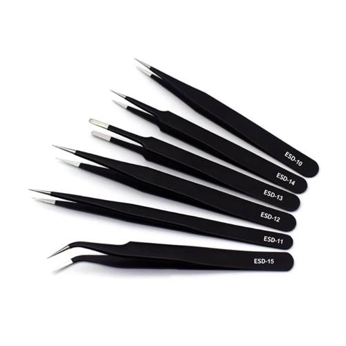 Staffs 303 - Set of Tweezers - 6 pieces