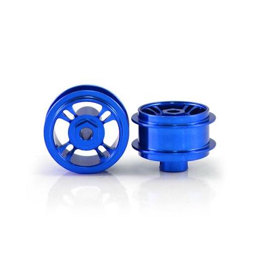 Staffs 47 - Blue Alloy Wheels - 4-Spoke Modern - 15.8 x 8.5mm - Air System - pair - DISCONTINUED