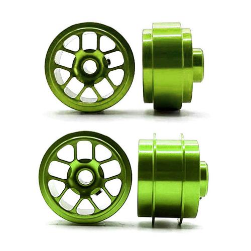 Staffs GREEN - Light Green Alloy Wheels - Hyper - 15.8" Front & Rear Set - pack of 4