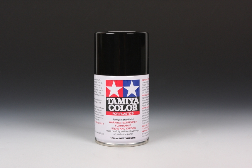 MATTE BLACK - 100mL spray can - Tamiya TS-6