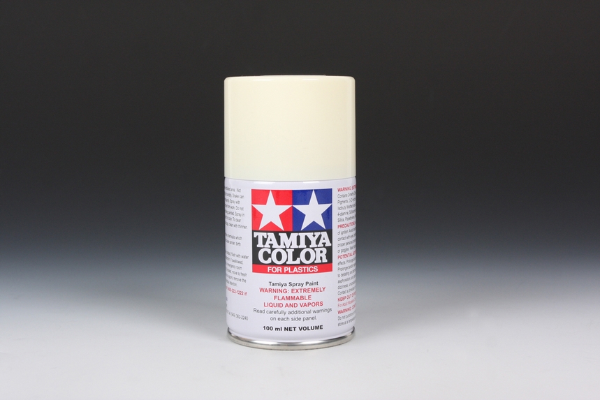 RACING WHITE - 100mL spray can - Tamiya TS-7