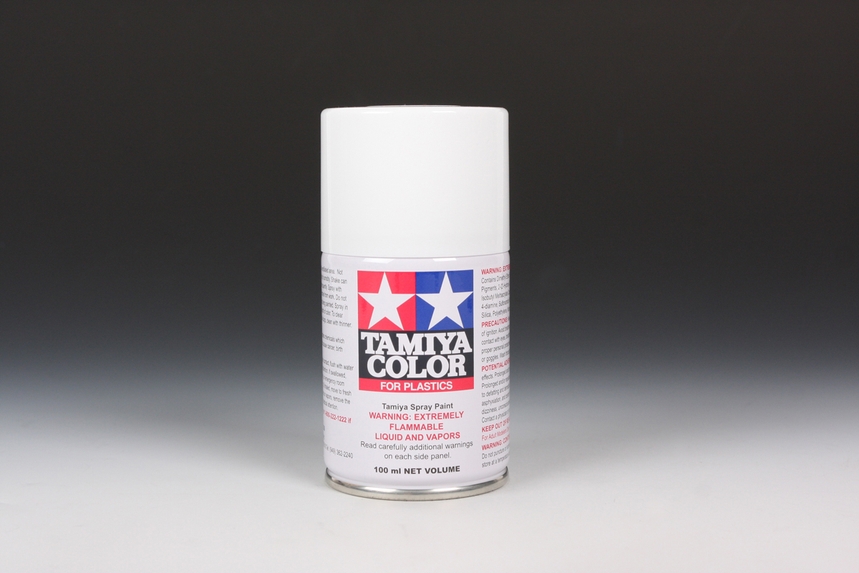 MATTE WHITE - 100mL spray can - Tamiya TS-27