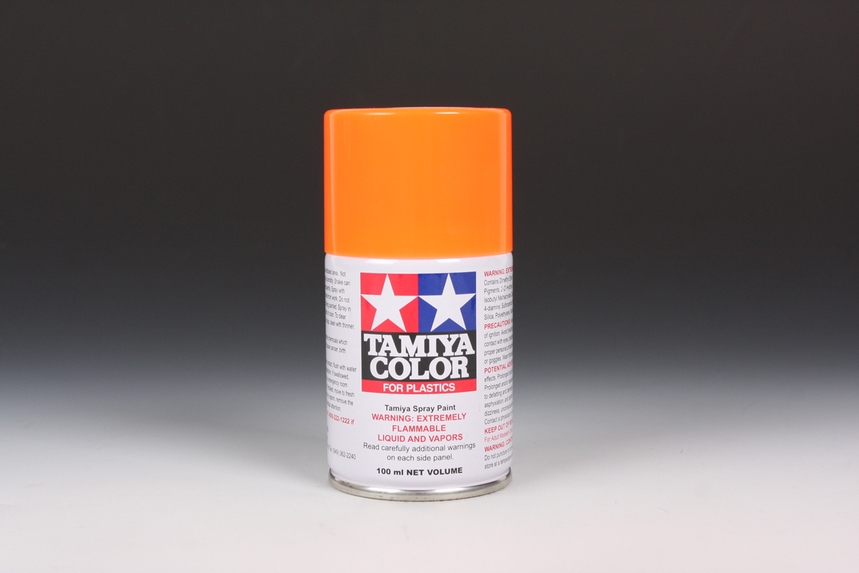 FLUORESCENT ORANGE - 100mL spray can - Tamiya TS-96