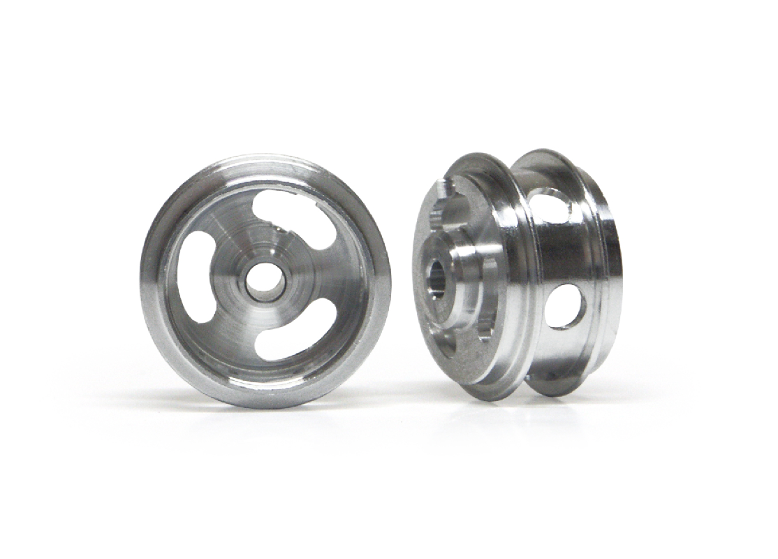 Slot.it W15808215AH - Aluminum Wheels - 15.8 x 8.2mm Short Hub - Double Shoulder - Hollow - pair