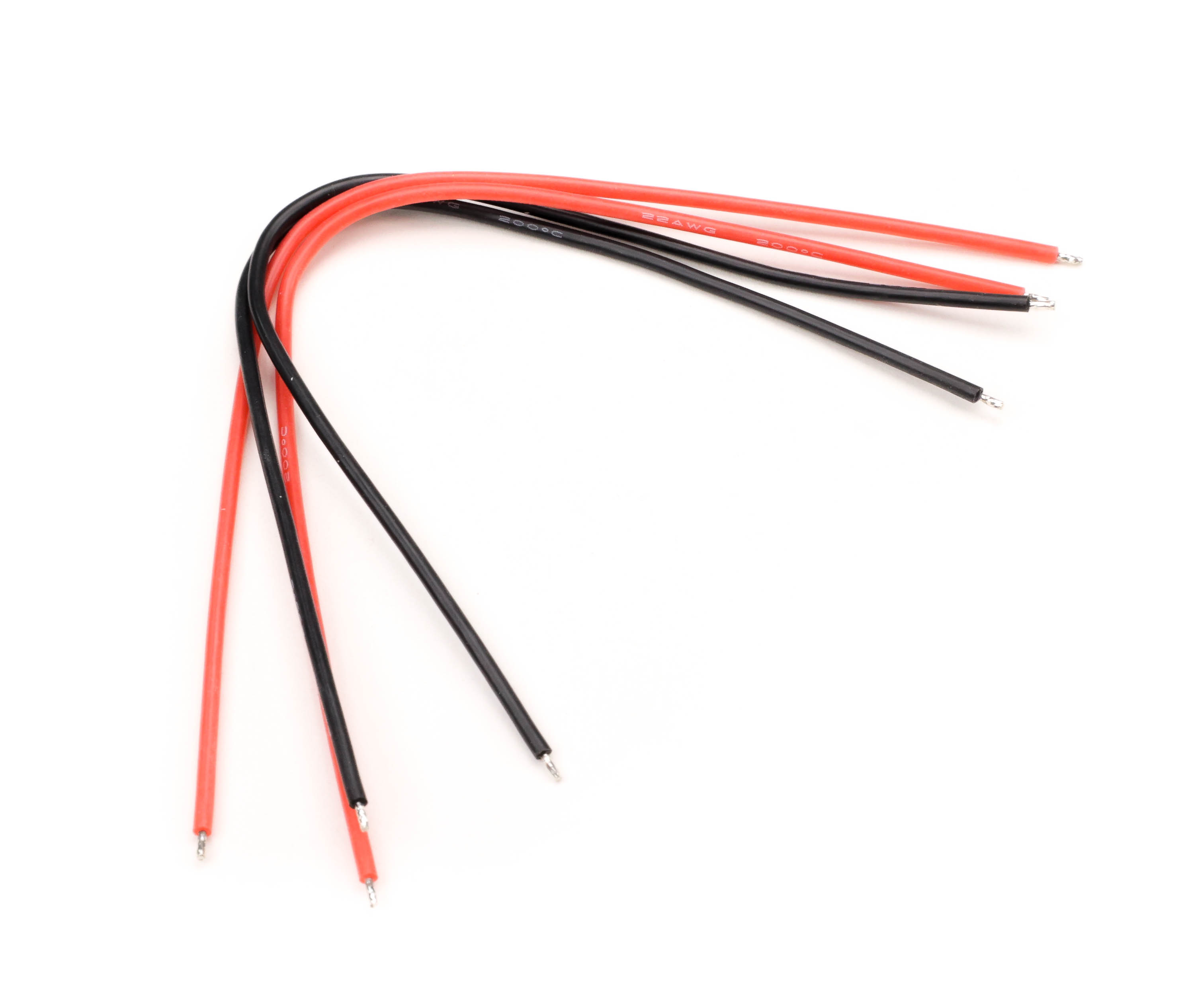 Pioneer WR200065 - Lead Wires, Silicone-Coated, red/black