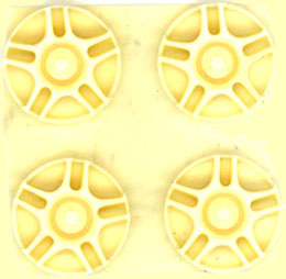 BW32219 - Resin Molded Wheels Inserts - Import Hot Rod Style - 0.450"