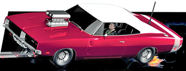 Scalextric C3317 Dodge Charger R/T w/supercharger