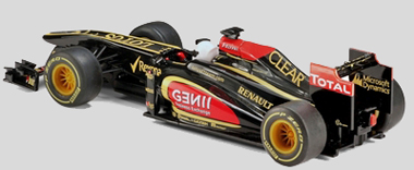 Scalextric C3364 - Lotus-Renault #7 - Kimi Raikkonen - '13 F1 Season