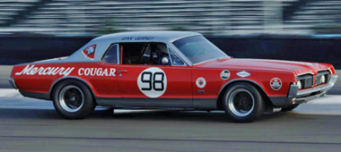 Scalextric C3418 Mercury Cougar, Dan Gurney, 1967 TransAm Series