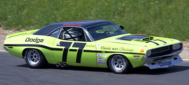 Scalextric C3419 1970 Dodge Challenger, Sam Posey, 1970 TransAm Series.