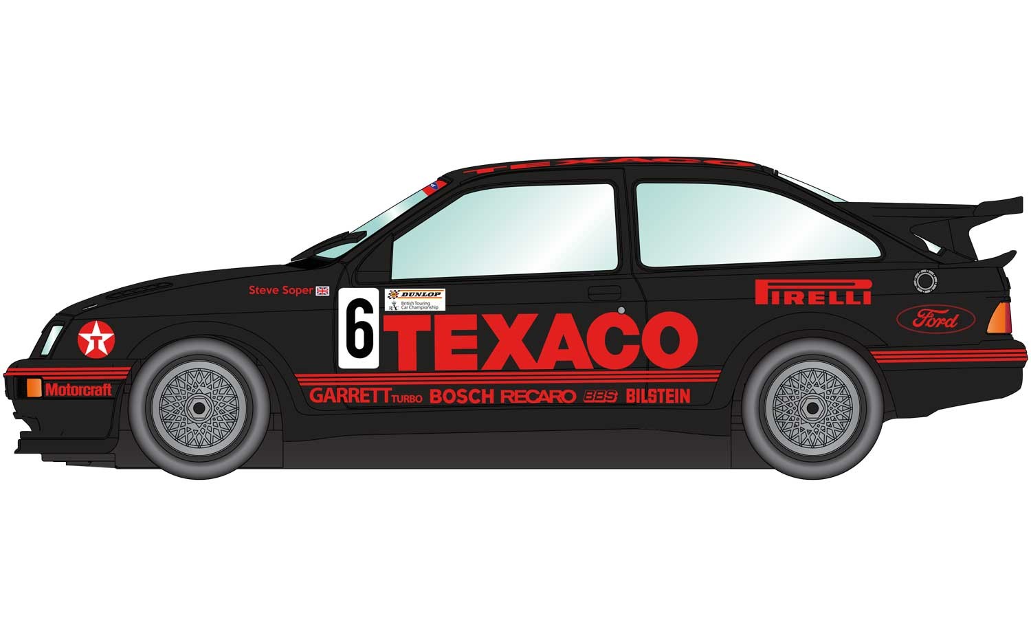 Scalextric C3738 Ford Sierra RS500 - BTCC, 1988 Brands Hatch