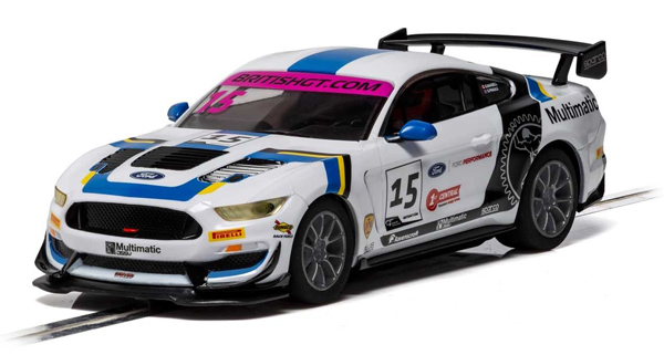 Scalextric C4173 Ford Mustang GT4 British GT 2019 Multimatic Motorsports