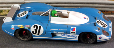 Proto Slot CB071P Matra 660 LeMans 1970 painted body kit 