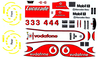 Allslotcar GP013 - Decal Sheet - Button / Hamilton