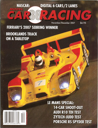 MCR36 Model Car Racing Magazine, Nov/Dec 2007