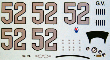 ODG087 Decals for Maserati 8CTF, Gigi Villoresi