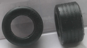 Ortmann ORT37O Tires for Scalextric new F-1 cars, pr.