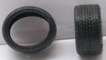 Ortmann ORT38B Rear tires for AutoArt 1/32 Lambo Murcielago, pr.