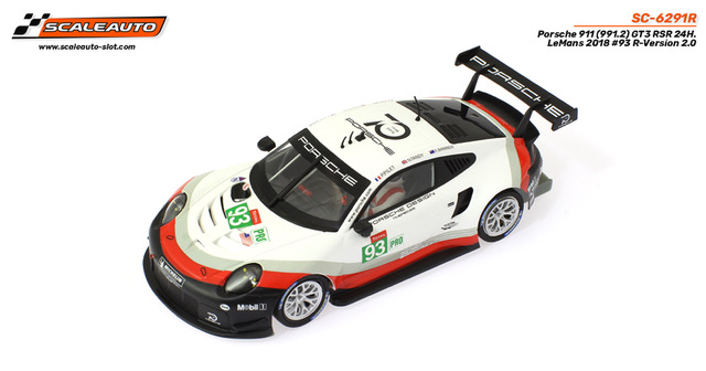 Scaleauto R-series SC-6291R - Porsche 991.2 GT3 RSR #93 - '18 Le Mans