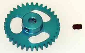 Slot.it GS1834 - Sidewinder Spur Gear - 34T - Lightweight Ergal - 18mm diameter