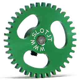 Slot.it GS1938 - Sidewinder Spur Gear - 38T - Lightweight Ergal - 19mm diameter