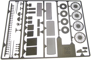 Racer SP2G/D1 Photo-etched parts for Chaparral 2G