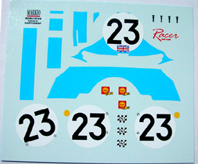 Racer SPP4/C6 decals for RCR14