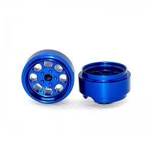 Staffs 80 - Blue Alloy Wheels - Classic - 15.8 x 8.5mm - pair