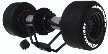 Sloting Plus SP40216009 - Universal Front Wheels - Press-on Plastic - 16 x 9mm - pair