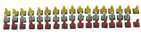 Pioneer 007-50 Traffic cones, 1/32 scale, bag of 50