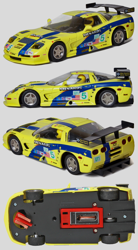 Fly 015201 Corvette C5R Menards w/ racing chassis 