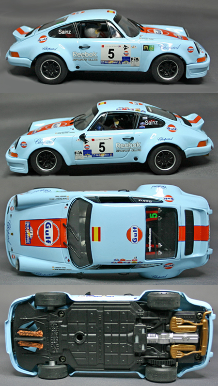 Fly 036104 Porsche 911 vintage rally car, Gulf