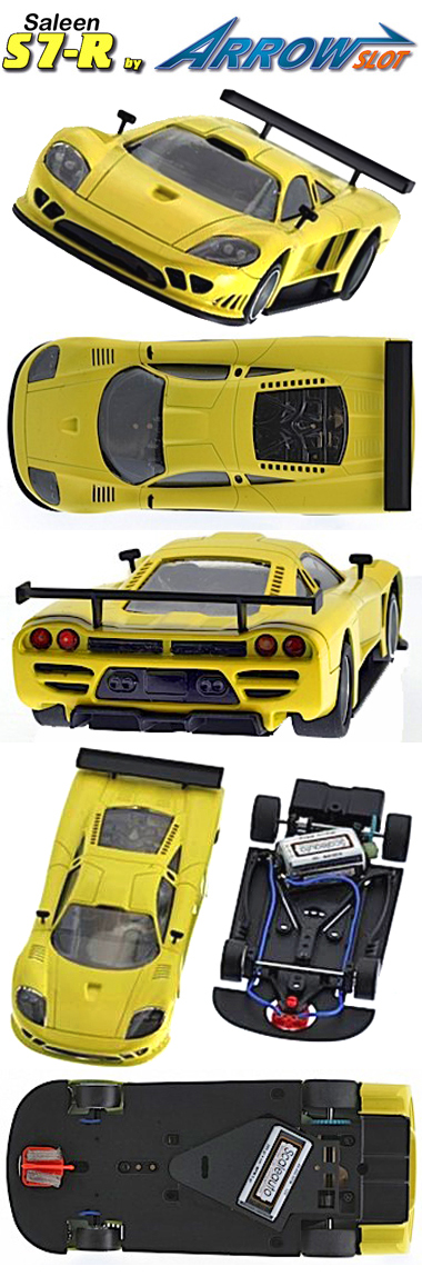 Arrow Slot 1001C Saleen S7R kit, yellow