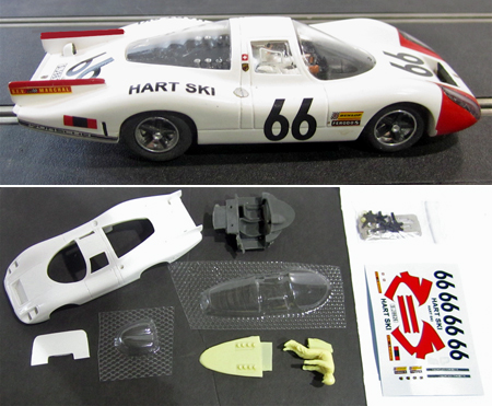 GMC12/01 Porsche 907 #66, painted body kit