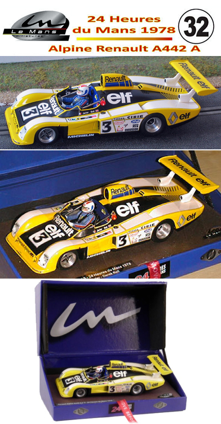 LeMans Miniatures 132038/3M Alpine Renault A442A, LeMans 1978 #3