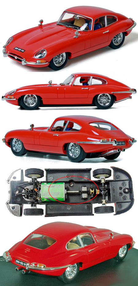 Ninco 50579 Jaguar E-type (XKE) coupe, red