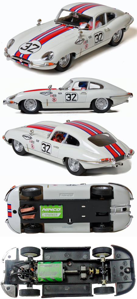 Ninco 50596 Jaguar E-type (XKE) coupe, white